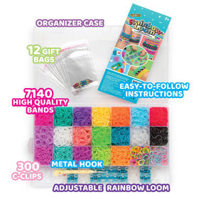 Rainbow Loom MEGA Combo Set original loom and tools enable a fast start