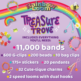 Rainbow Loom charms and pendants spark imaginative designs for personalized accessories.