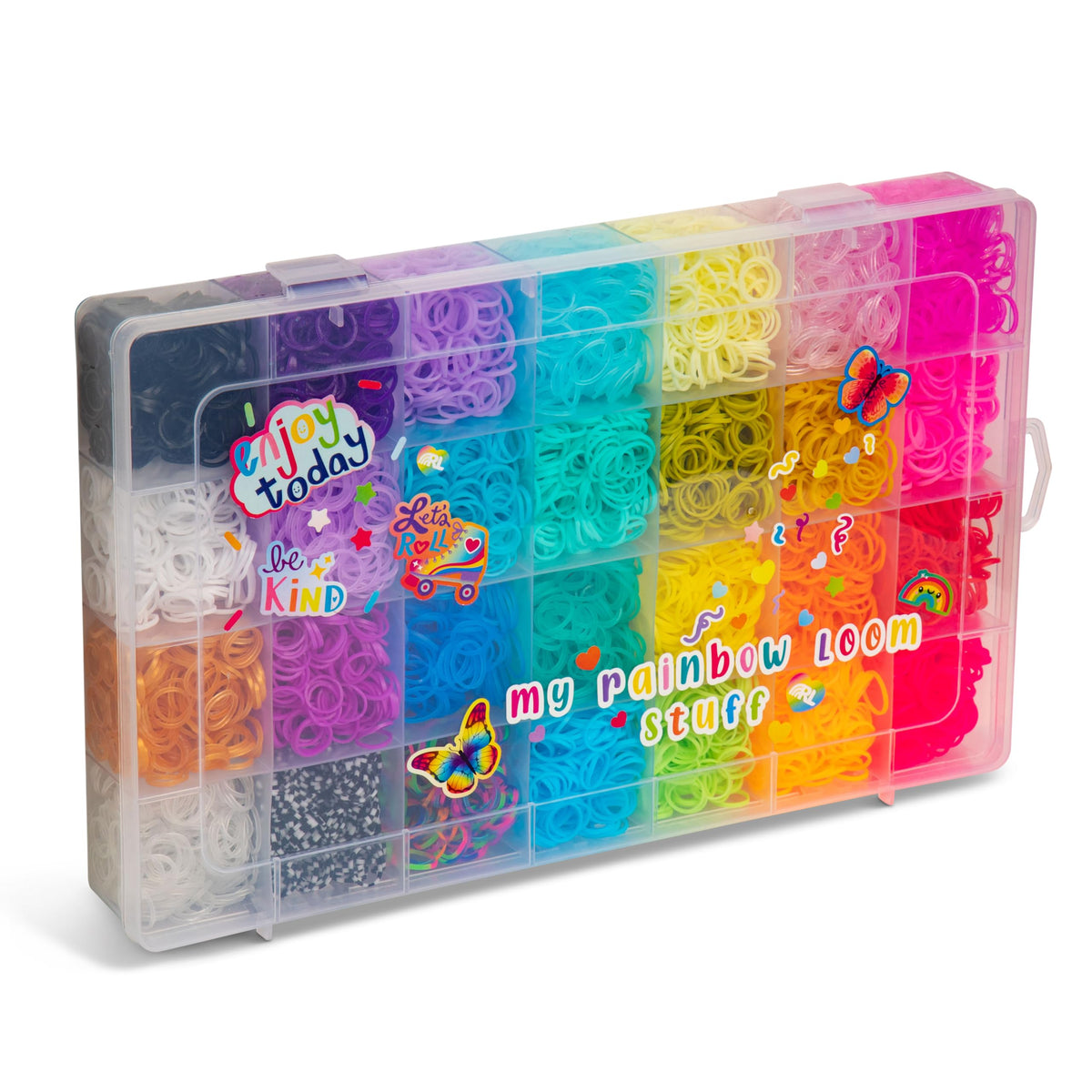 Rainbow Loom kit activity session ideal for group play and creative focus.