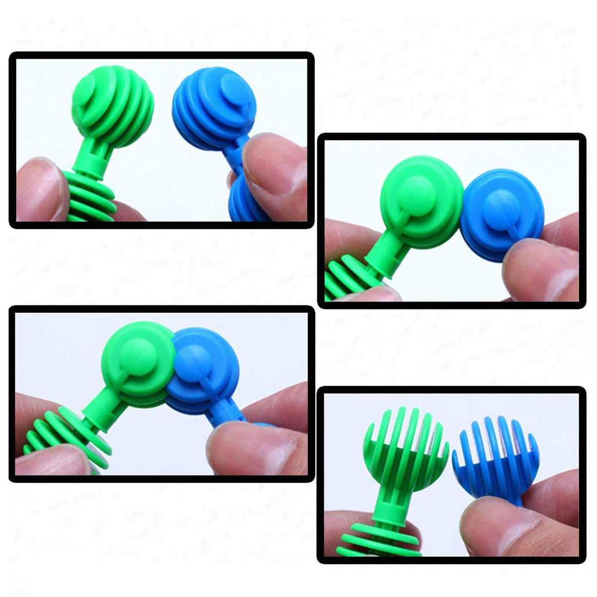 Easy connect and disconnect Star Flex components for quick setup