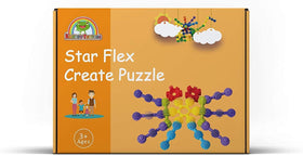Star Flex shapes collection showing star shaped pieces for open ended play
