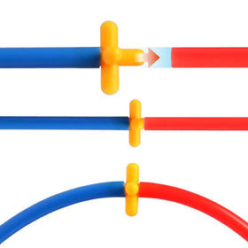 Rainbow Toyfrog straw constructor gift pack ideal for birthdays and celebrations.