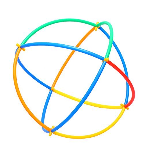 Rainbow Toyfrog straw constructor model-building in progress demonstrates hands-on learning.