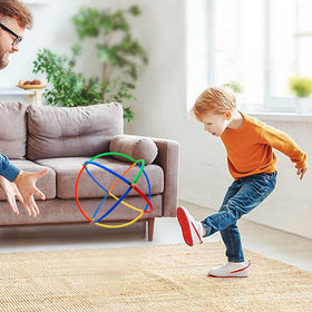 Rainbow Toyfrog straw constructor storage box keeps pieces organized after play.