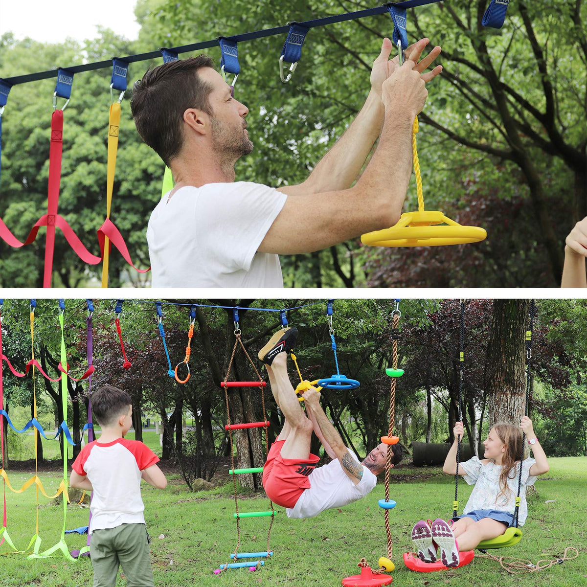 Rainbow Craft Ninja accessories include carabiners for quick setup