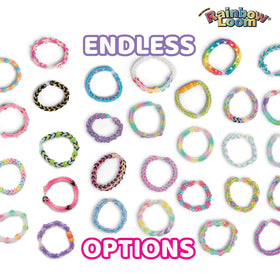 Rainbow Loom 200 EZ-Clips secure finishes on finished designs