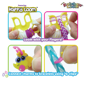 Rainbow Loom Loomi-Pals Mega 12 gift bags simplify gifting and storage.
