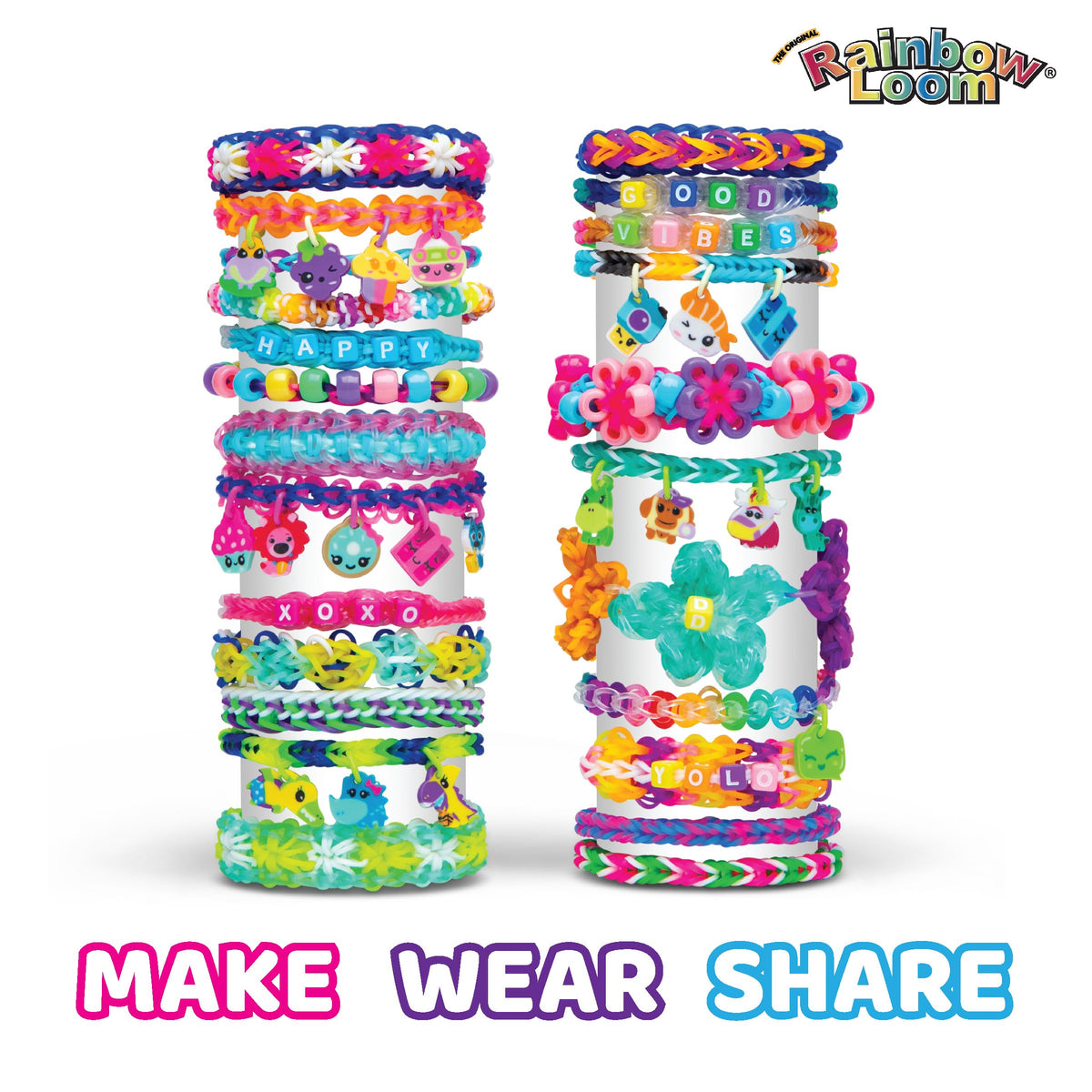 Rainbow Loom Loomi-Pals Mega 5600 bands for vibrant, durable bracelet creations.