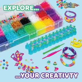 Rainbow Loom Loomi-Pals Mega 60 charms add playful personalization to bracelets.