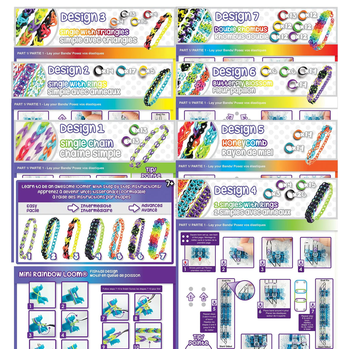 Rainbow Loom Mini Loom expands design options for versatile bracelet projects.