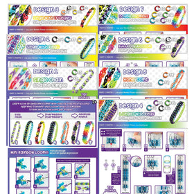Rainbow Loom Mini Loom expands design options for versatile bracelet projects.