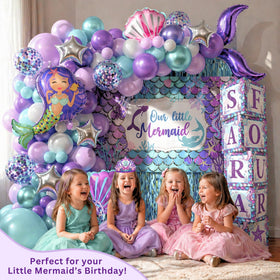 RainMeadow mermaid crown for festive dress-up moments.