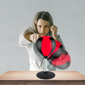 Raipoment desk suction base in action supports a compact office stress reliever