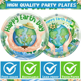Rakuto Happy Earth Day napkins for quick, clean celebrations.