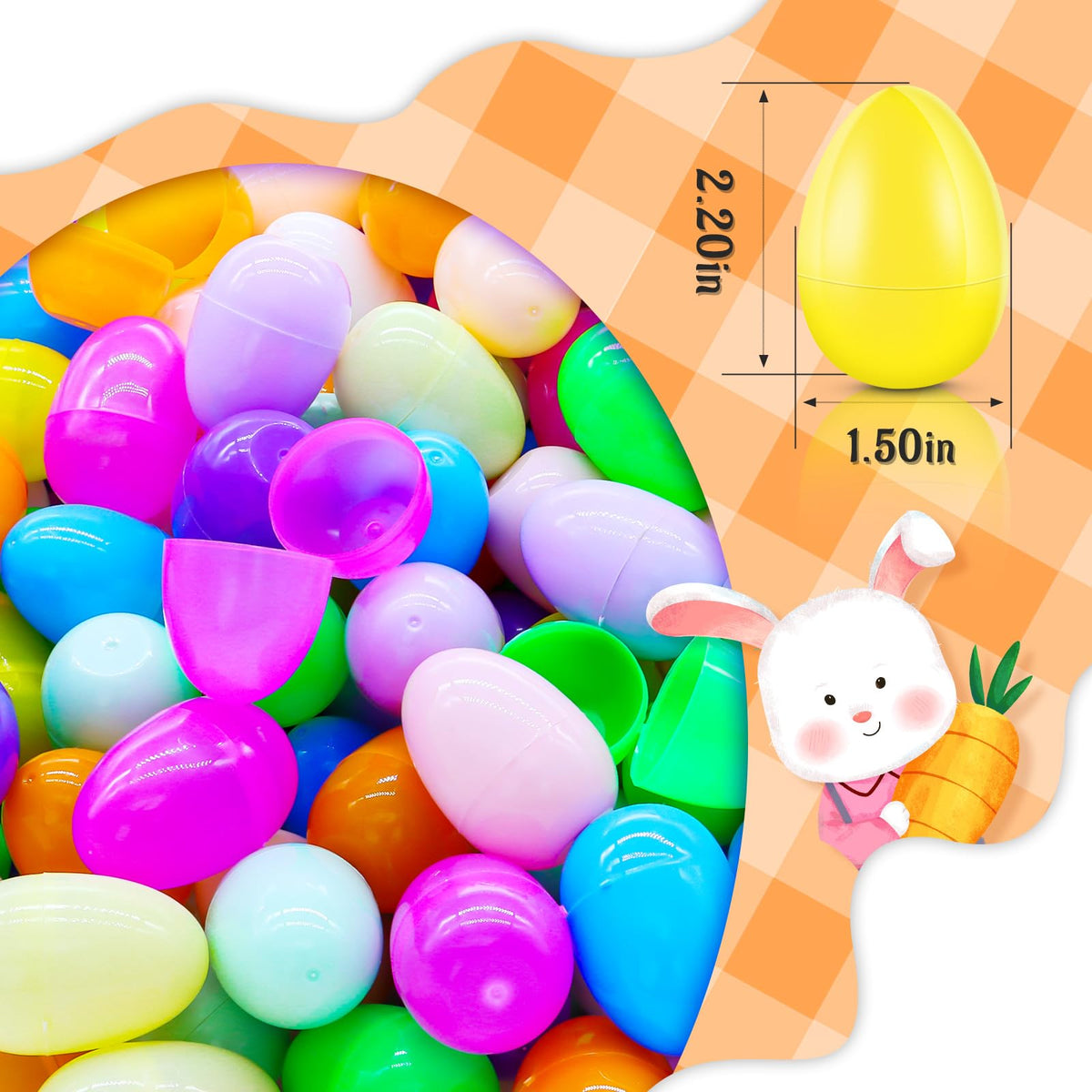 RALLYPANDA Easter eggs with built-in toys for classroom rewards