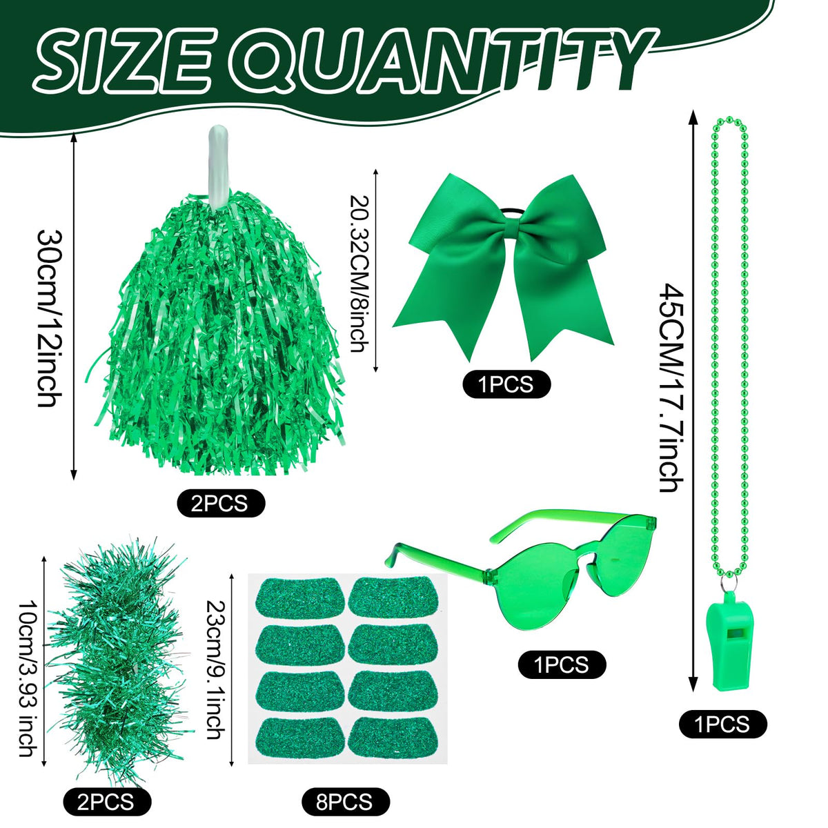 Ramede green mesh gloves add flair to cheer outfits
