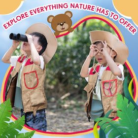 Ramede Kids Safari Explorer outdoor set ready for hiking and camping adventures.