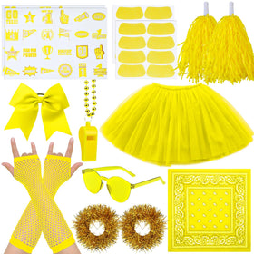 Ramede Yellow cheerleading poms energize crowd and highlight team colors.