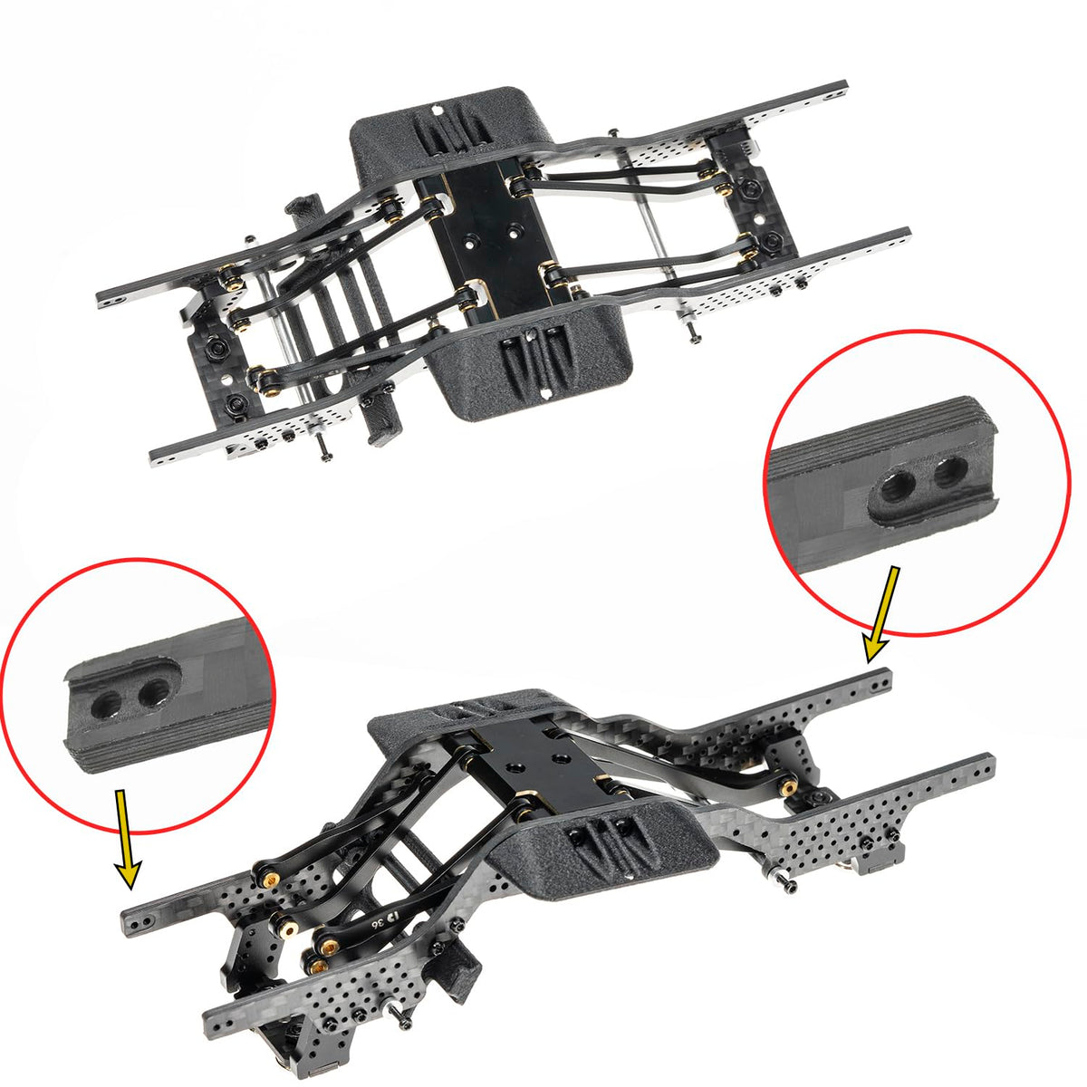 RampCrab SCX24 7-degree skid lowers CG for easier climbs.