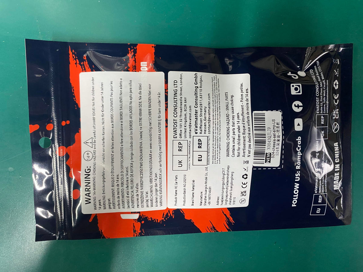 RampCrab SCX24 battery tray keeps packs secure during climbs.