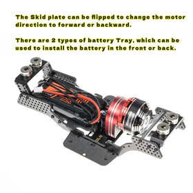 RampCrab SCX24 LCG chassis body mounts securely hold components.