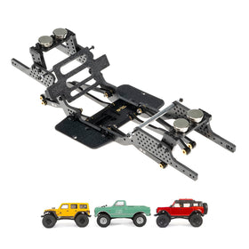 RampCrab SCX24 carbon fiber chassis for stability and rigidity.