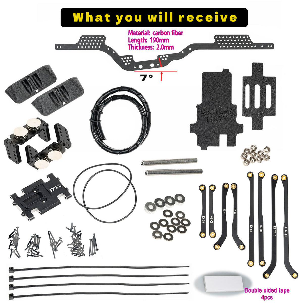 RampCrab links ensure precise geometry and easy maintenance