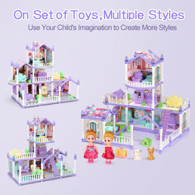 Randhar lilac doll house makes a thoughtful gift.