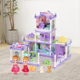 Randhar doll house lights glow after daylight for magical nights.