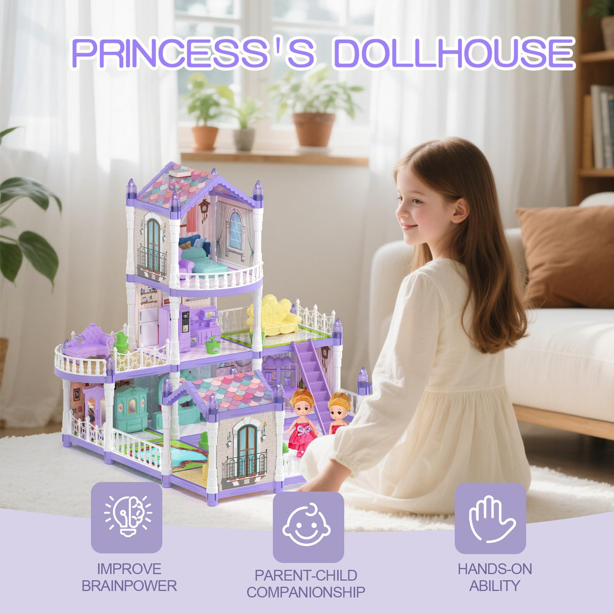 Randhar dolls and animals enhance pretend-play scenarios.