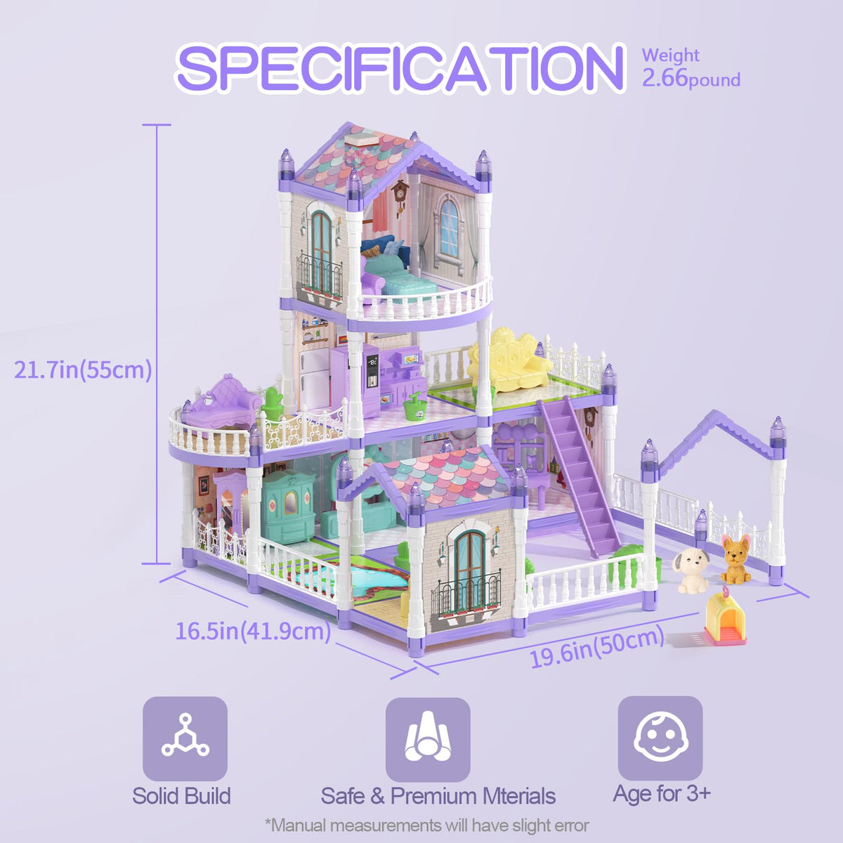 Randhar dream dollhouse interior with nine rooms supports collaborative storytelling.