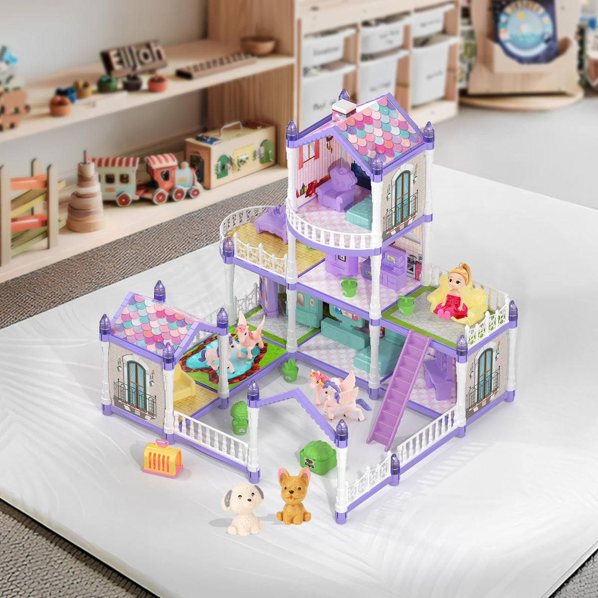 Randhar Lilac Doll House gift-idea for 3+ year olds and celebrations