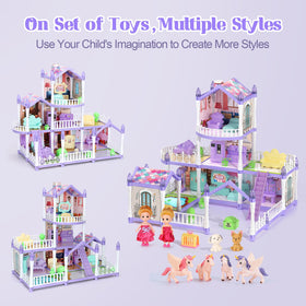 Randhar Lilac Doll House imaginative-play supports storytelling and social skills