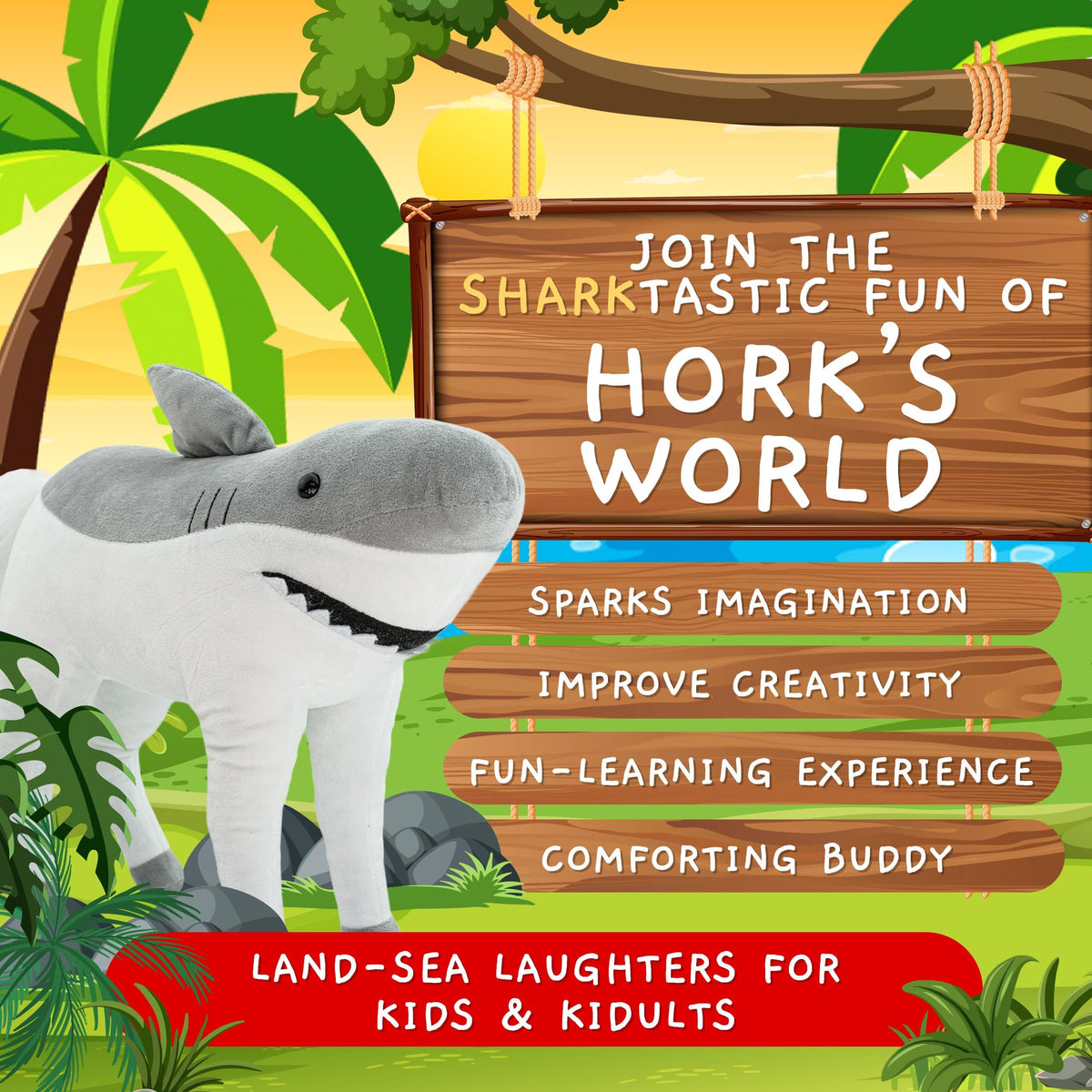 Randimals Hork detailed stitching demonstrates secure construction for lasting play.