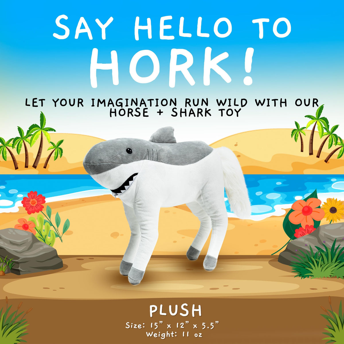 Randimals Hork plush hug factor highlights cuddly design for hugs and comfort.