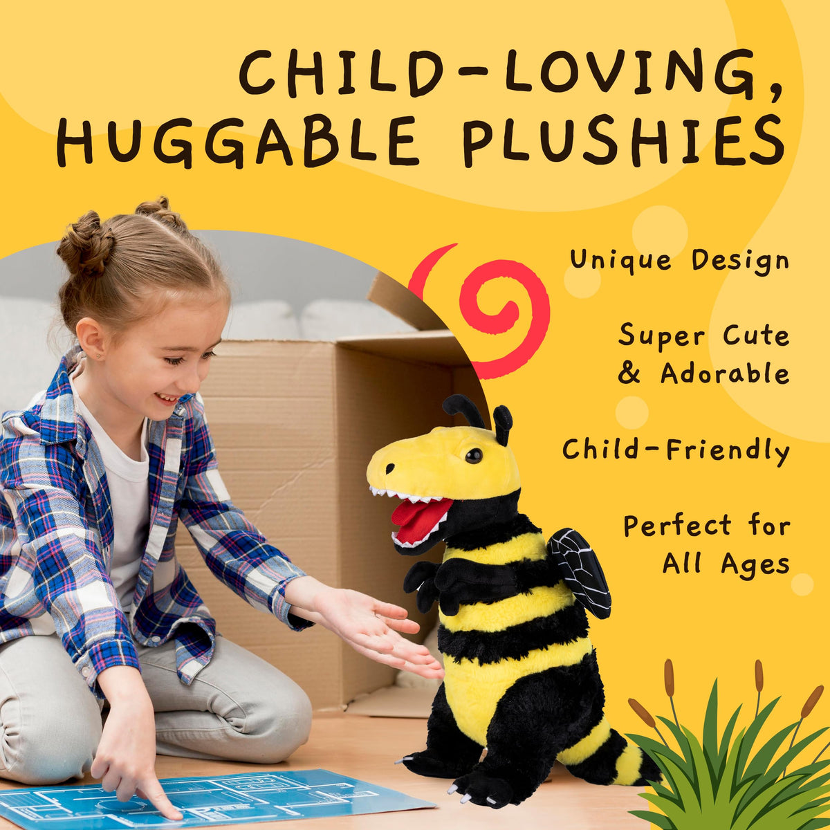 Randimals plush with secure seams ready for rough-and-tumble play
