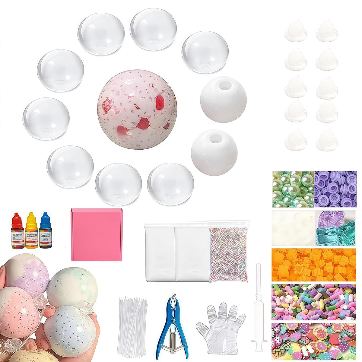 RandJ DIY Stress Ball Kit blank skins for customizable textures and tactile focus.