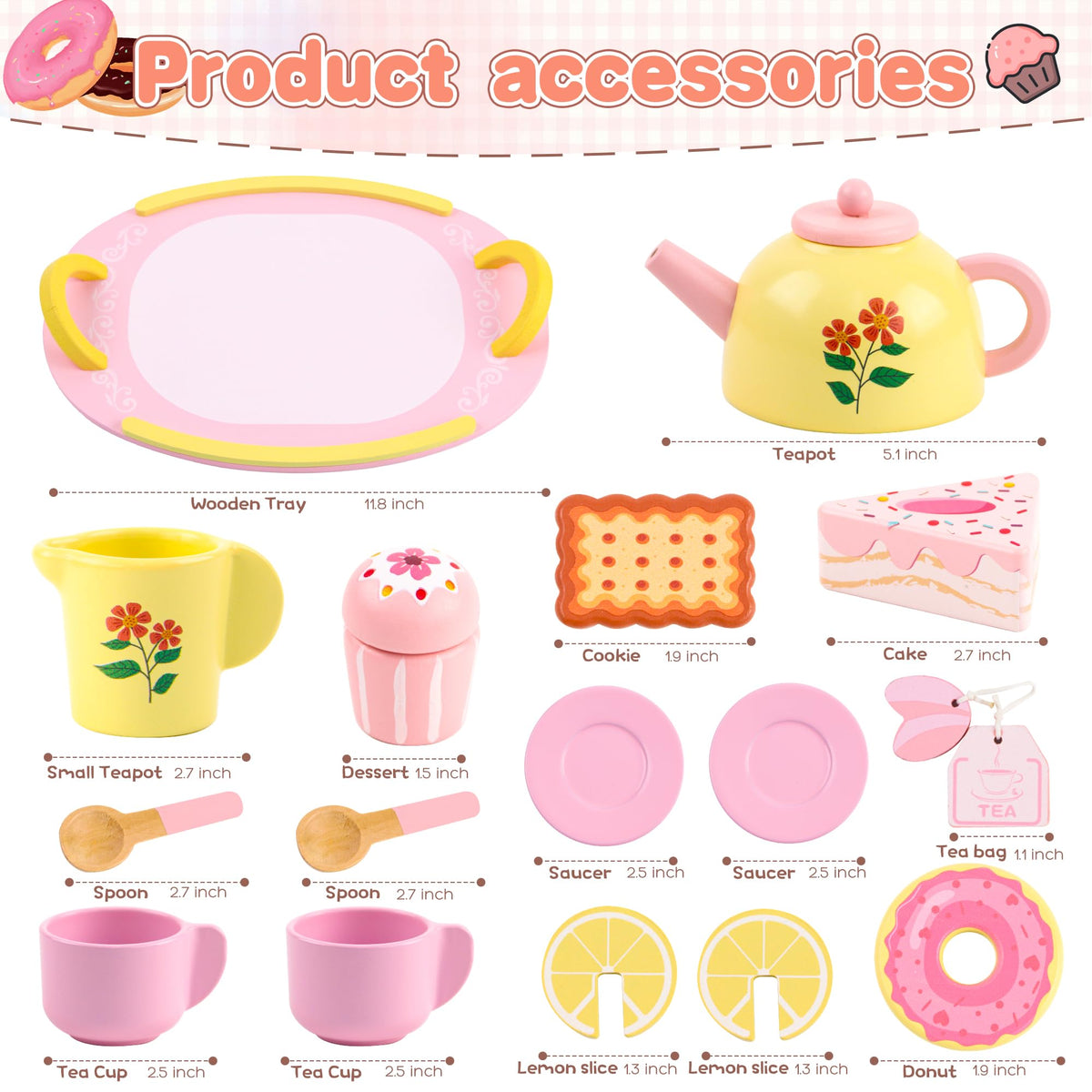 Close-up of the Ranqibo small teapot for toddler role-play