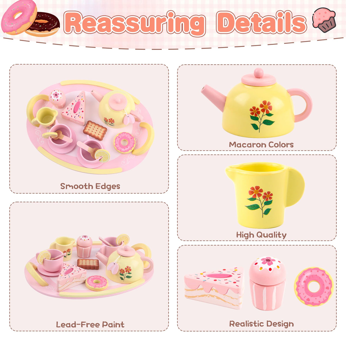 Tea bag accessory from Ranqibo wooden tea set for imaginative gatherings