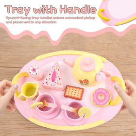 Ranqibo teacups and saucers arranged for a mini tea party