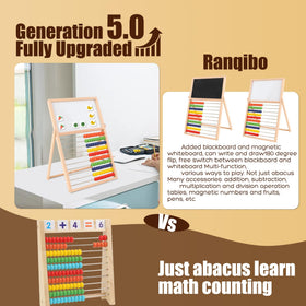 Non-toxic paints brighten the beads and surfaces for safe play