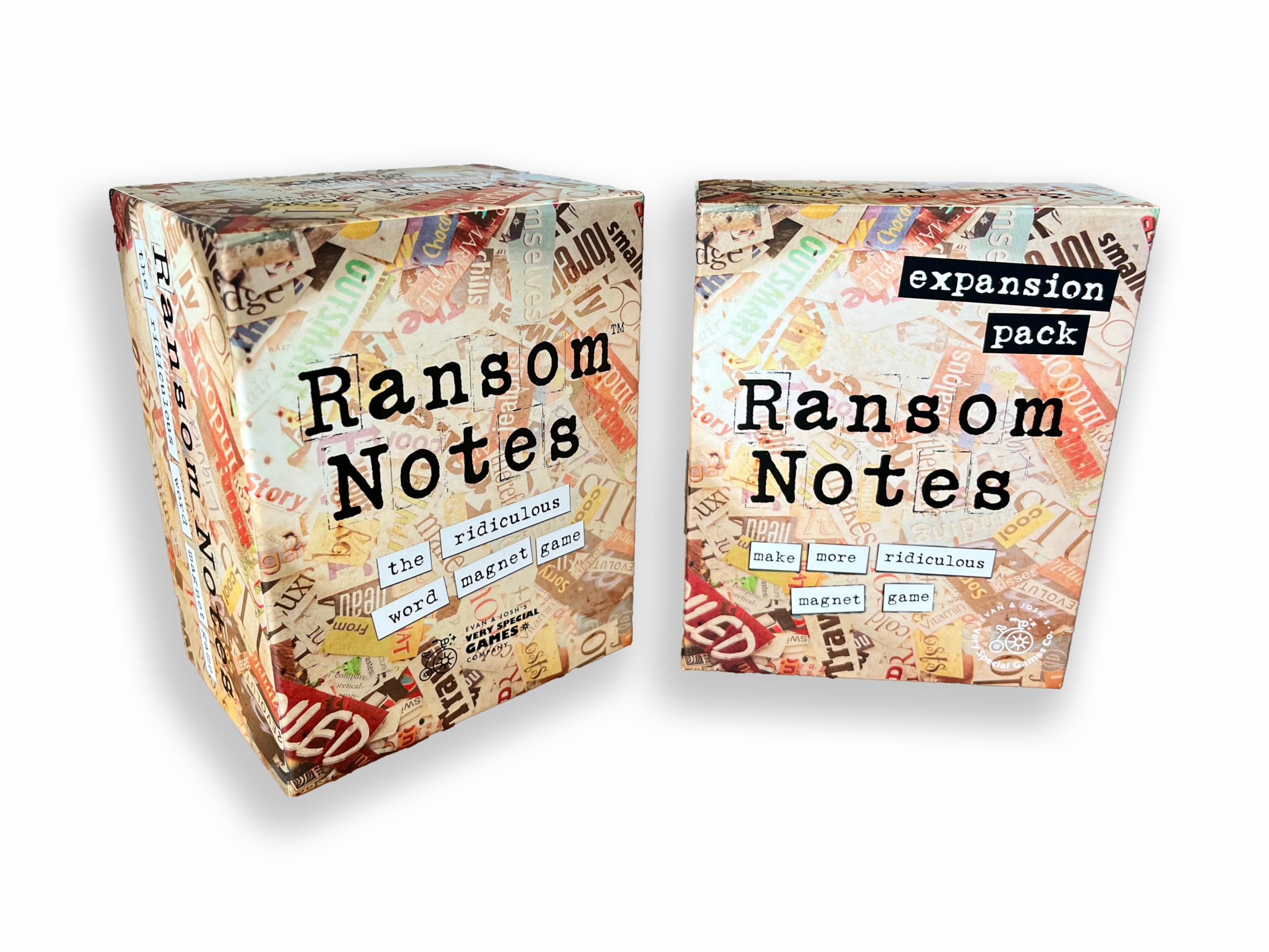 Ransom Notes - The Ridiculous Word Magnet Party Game & Expansion Pack ...