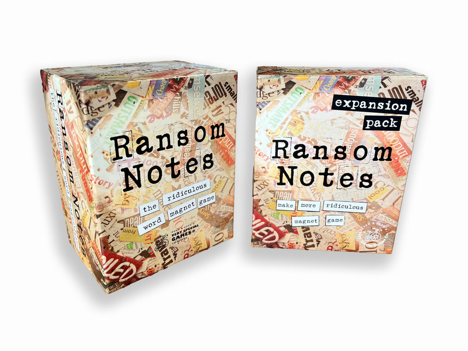 Ransom Notes base game magnets ready for creative wordplay during parties