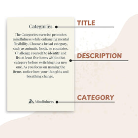 Raptor Studio Somatic Cards anxiety relief prompts quick grounding during stressful moments.