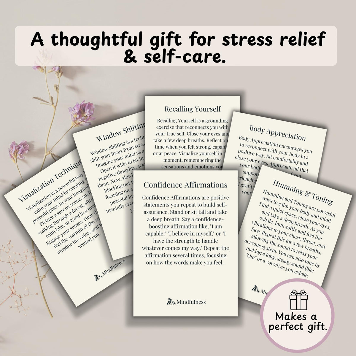 Raptor Studio Somatic Cards gift-ready set for mindful self-care and support.