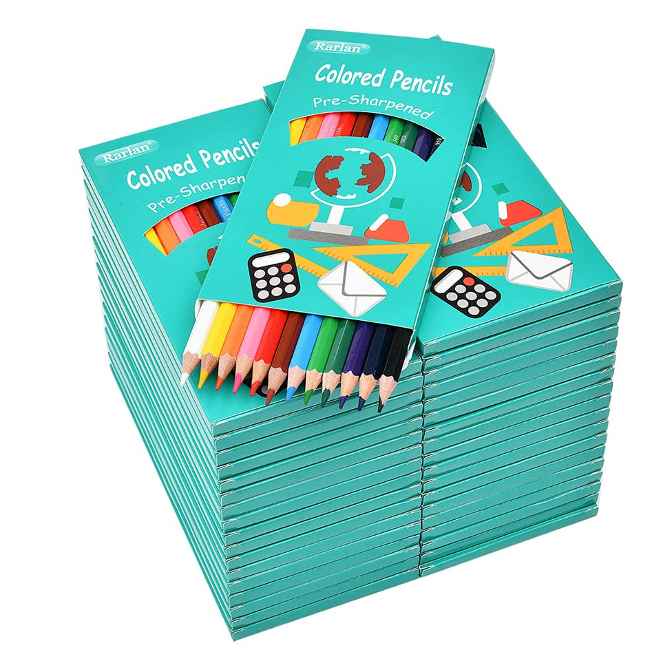 Rarlan colored pencils bulk 432 count with vibrant hues for versatile art projects.