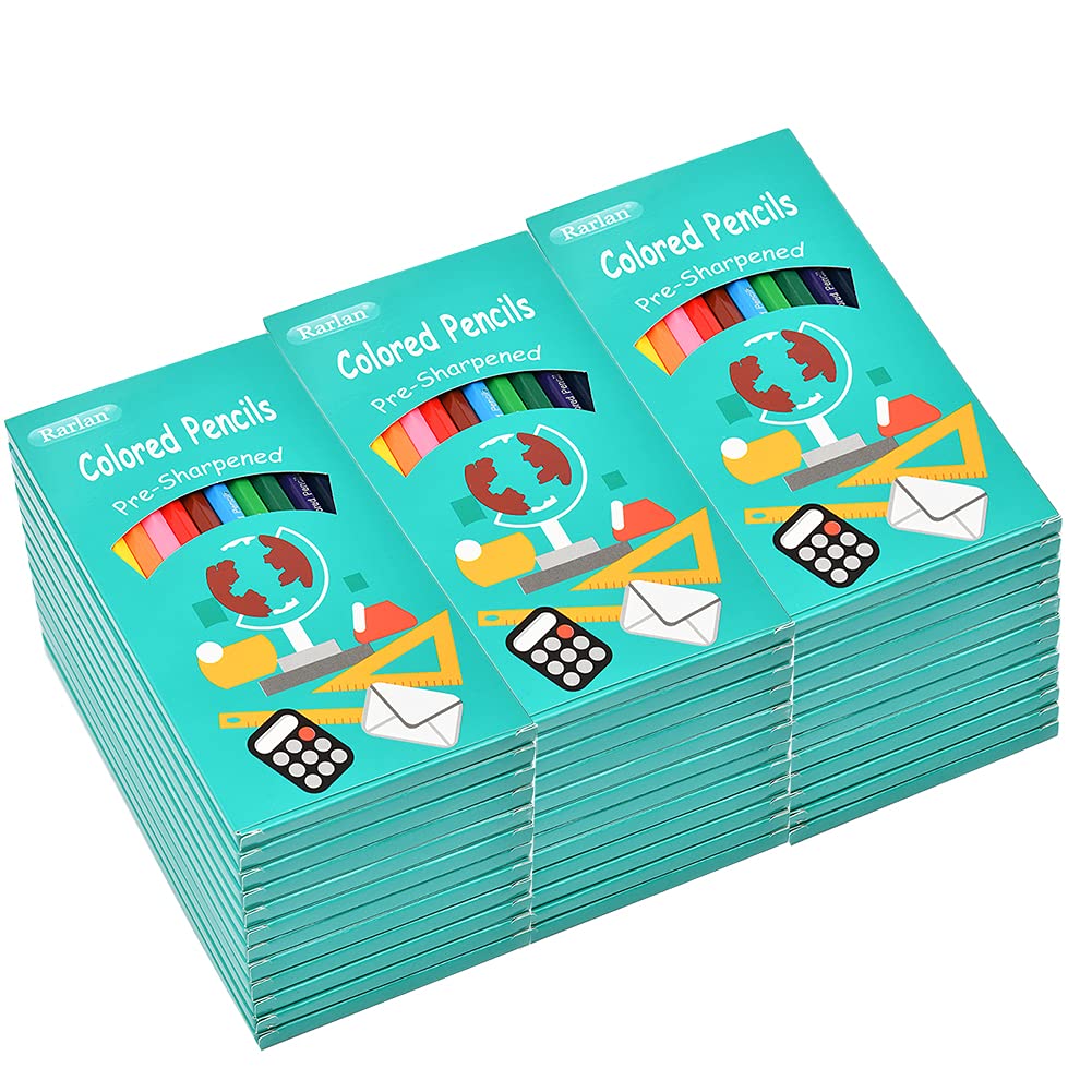 Rarlan 12 colors assorted pack offers quick choices for kids' creativity.