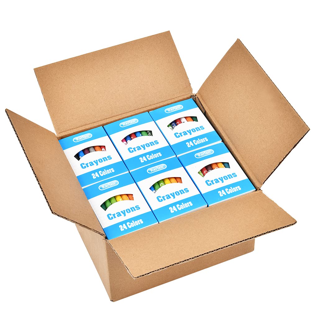 Rarlan Crayons bulk 720-count pack shown for classroom color variety.