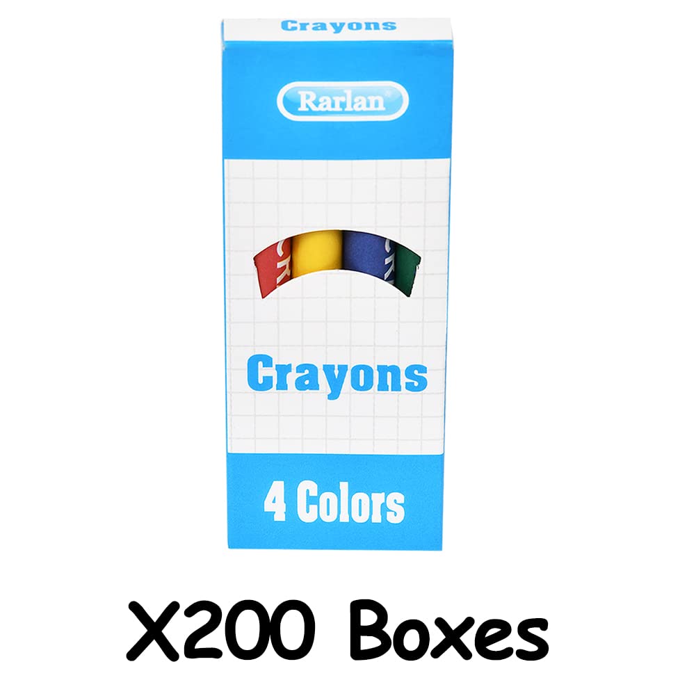 Rarlan Crayons classic colors red green blue yellow inspire daily creativity.