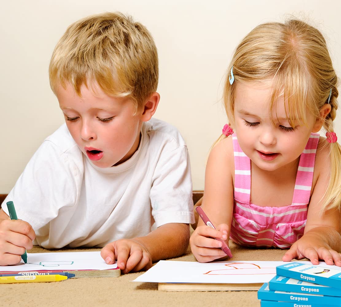 Rarlan Crayons vivid colors support hands-on learning and play.